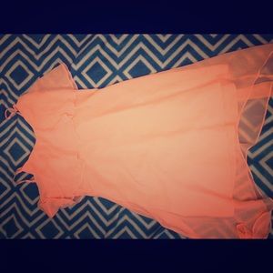 Coral mini dress